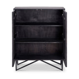 Verde Black 2 Door Bar Cabinet from Roseland Furniture