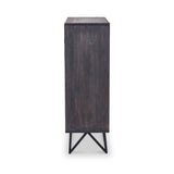 Verde Black 2 Door Bar Cabinet from Roseland Furniture