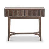 Raie Dark Brown 2 Drawer Console Table from Roseland Furniture