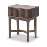 Raie Dark Brown 1 Drawer Unit from Roseland Furniture