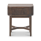 Raie Dark Brown 1 Drawer Unit from Roseland Furniture