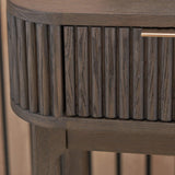 Raie Dark Brown 1 Drawer Unit from Roseland Furniture