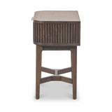Raie Dark Brown 1 Drawer Unit from Roseland Furniture