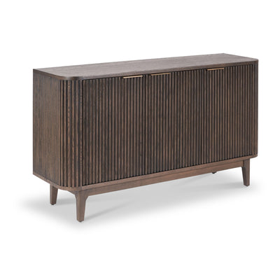 Raie Fluted Oak and Pine Large Sideboard