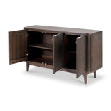 Raie Dark Brown 3 Door Sideboard from Roseland Furniture