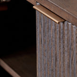 Raie Dark Brown 3 Door Sideboard from Roseland Furniture