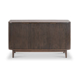 Raie Dark Brown 3 Door Sideboard from Roseland Furniture