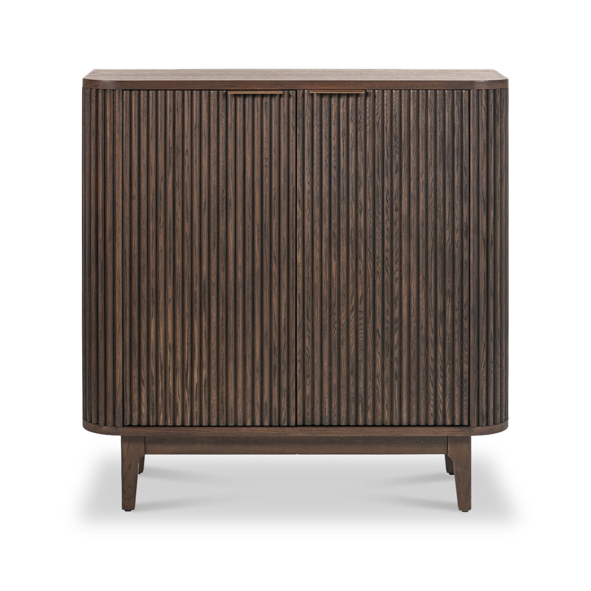 Raie Dark Brown 2 Door Bar Cabinet from Roseland Furniture