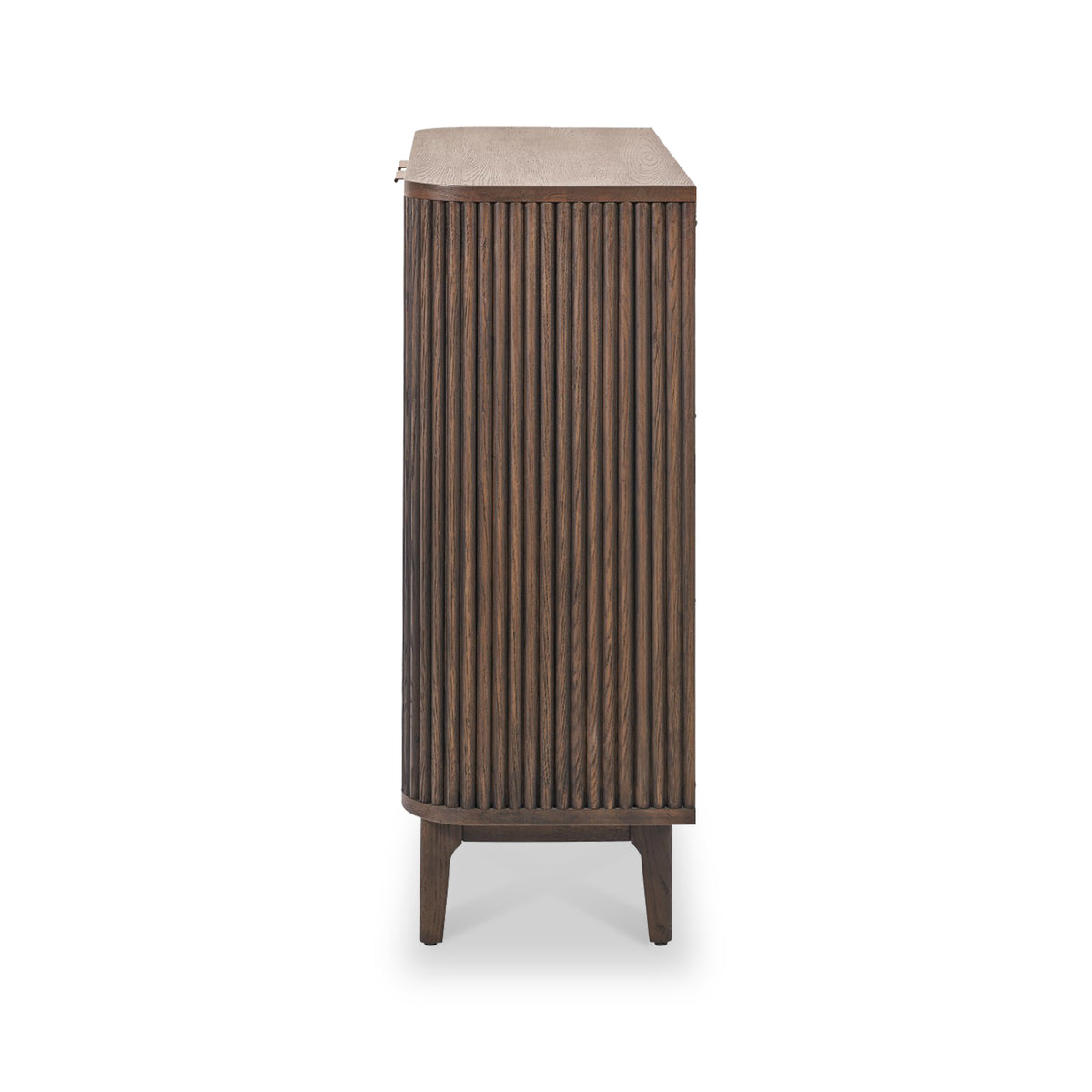 Raie Dark Brown 2 Door Bar Cabinet from Roseland Furniture