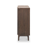 Raie Dark Brown 2 Door Bar Cabinet from Roseland Furniture