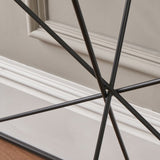 Roxy Glass and Black Console Table from Roseland Furniture