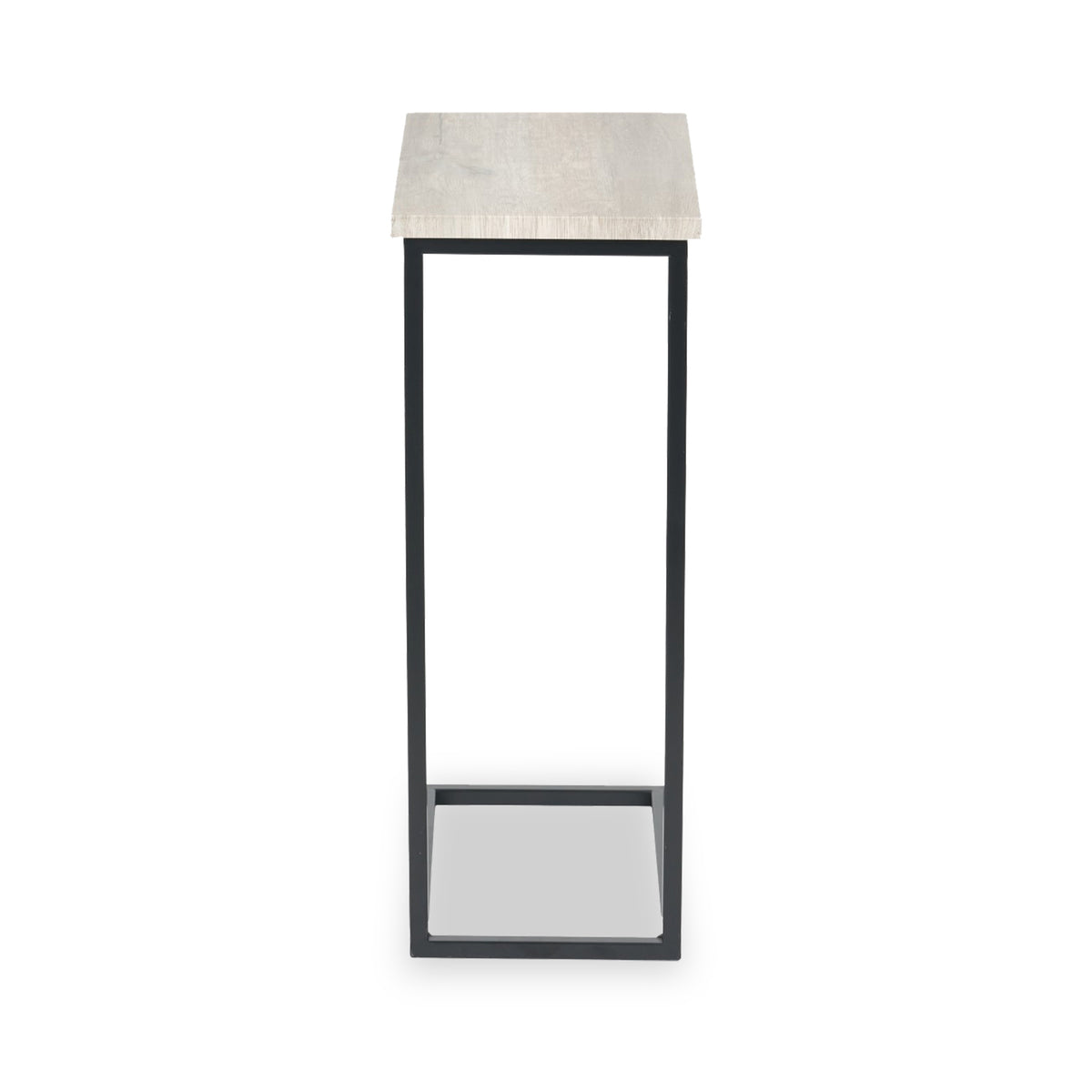Daley Grey Oak Supper Side Table from Roseland Furniture