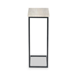 Daley Grey Oak Supper Side Table from Roseland Furniture