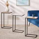 Daley Grey Oak Supper Side Table from Roseland Furniture