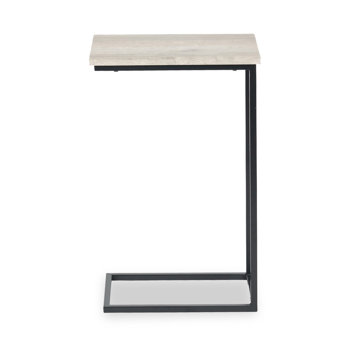 Daley Grey Oak Supper Side Table from Roseland Furniture