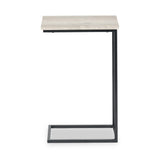 Daley Grey Oak Supper Side Table from Roseland Furniture