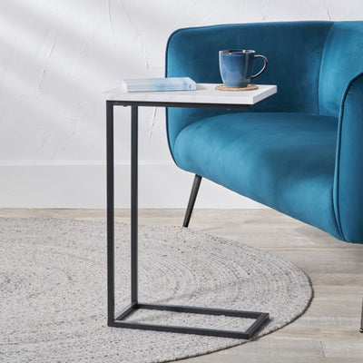 Daley Marble Effect Side Table