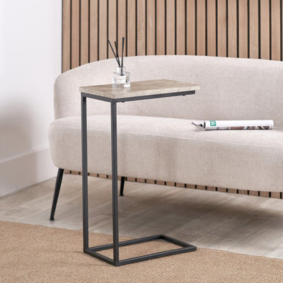 Daley Concrete Effect Side Table
