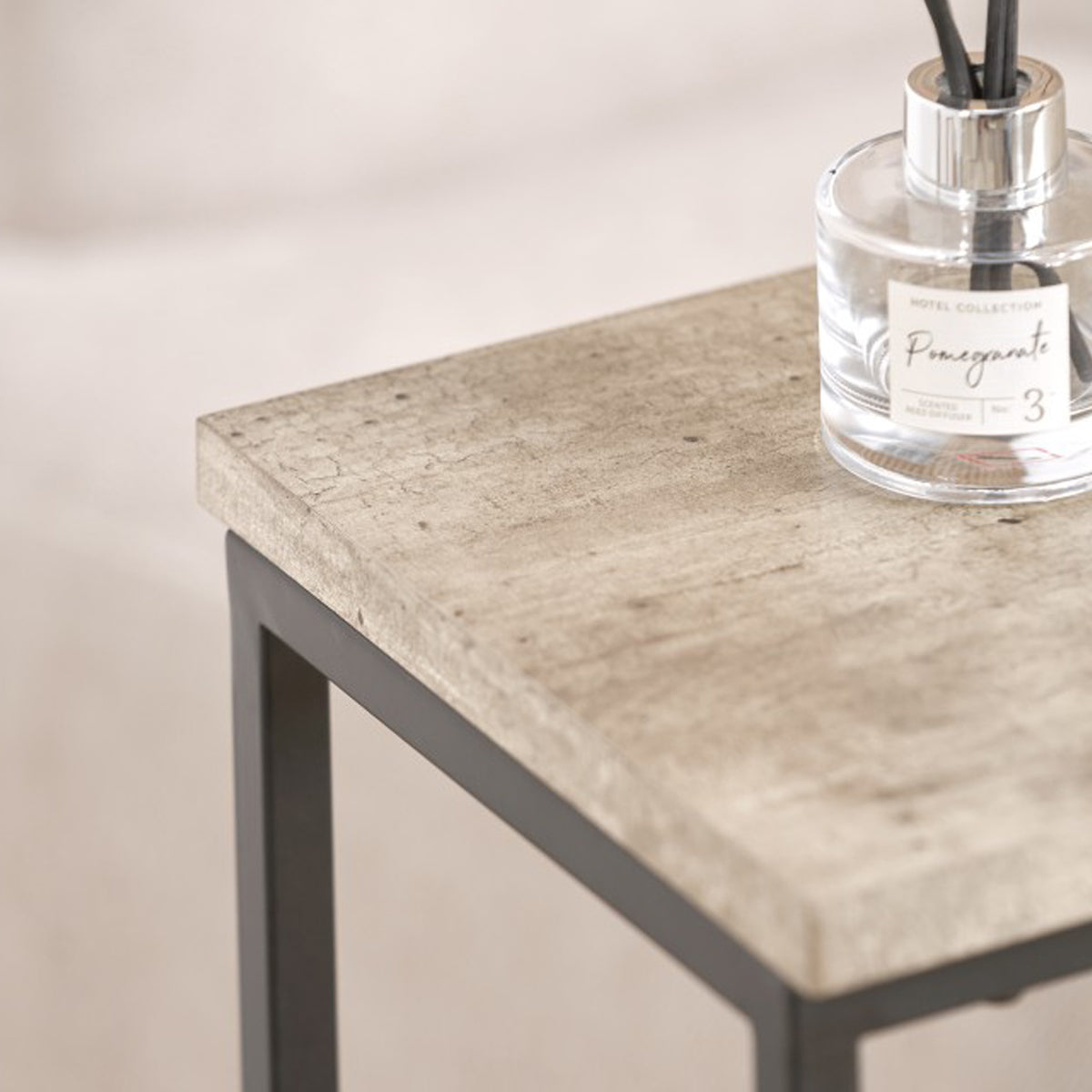 Daley Concrete Supper Side Table from Roseland Furniture