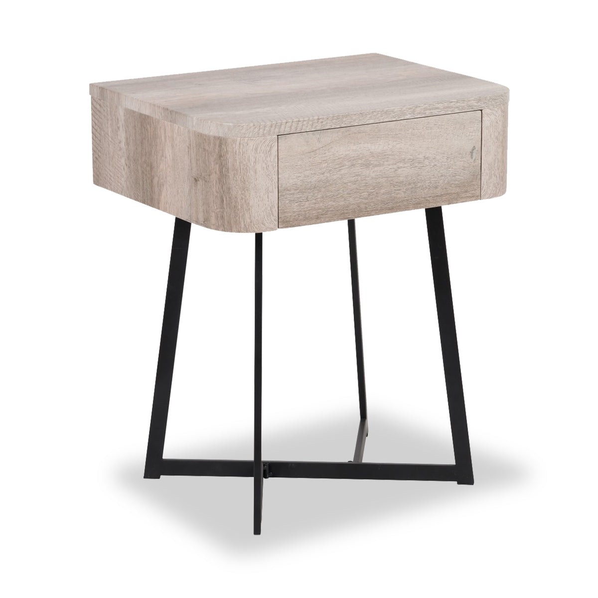 Ukiah Grey Oak 1 Drawer Unit from Roseland Furniture