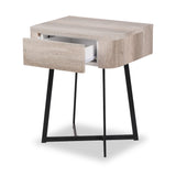 Ukiah Grey Oak 1 Drawer Unit from Roseland Furniture