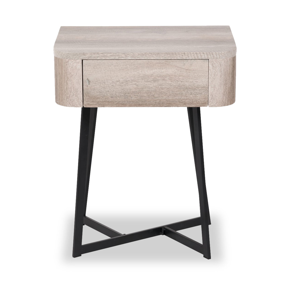 Ukiah Grey Oak 1 Drawer Unit from Roseland Furniture