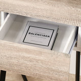 Ukiah Grey Oak 1 Drawer Unit from Roseland Furniture