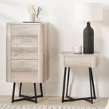 Ukiah Grey Oak 1 Drawer Unit from Roseland Furniture
