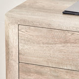 Ukiah Grey Oak 5 Drawer Tall Boy from Roseland Furniture