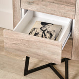 Ukiah Grey Oak 5 Drawer Tall Boy from Roseland Furniture