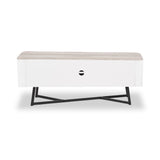 Ukiah Grey Oak 2 Door Low Unit from Roseland Furniture