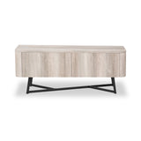 Ukiah Grey Oak 2 Door Low Unit from Roseland Furniture