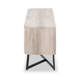 Ukiah Grey Oak 2 Door Low Unit from Roseland Furniture