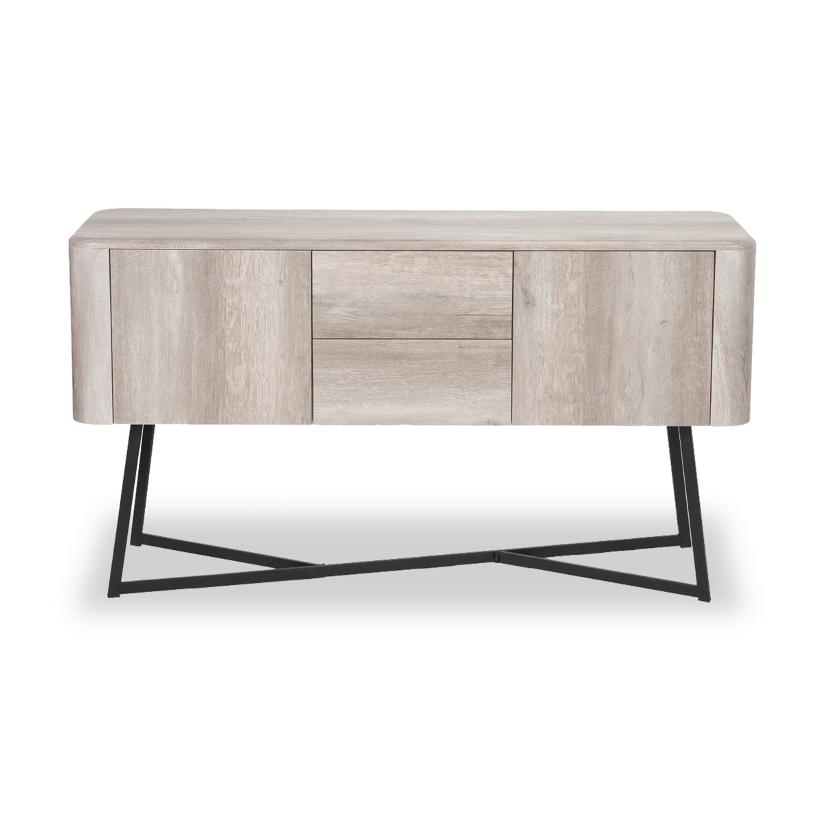 Ukiah Grey Oak 2 Door 2 Drawer Sideboard from Roseland Furniture