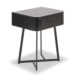 Ukiah Black Ash 1 Drawer Unit from Roseland Furniture