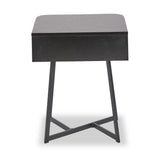 Ukiah Black Ash 1 Drawer Unit from Roseland Furniture