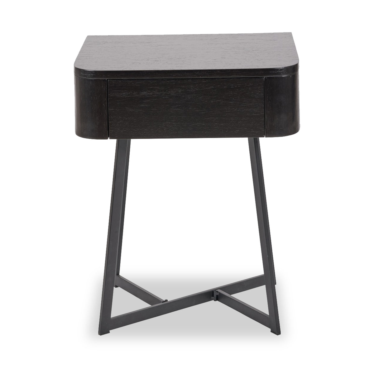 Ukiah Black Ash 1 Drawer Unit from Roseland Furniture