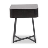 Ukiah Black Ash 1 Drawer Unit from Roseland Furniture