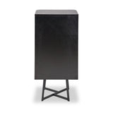 Ukiah Black Ash Tallboy from Roseland Furniture
