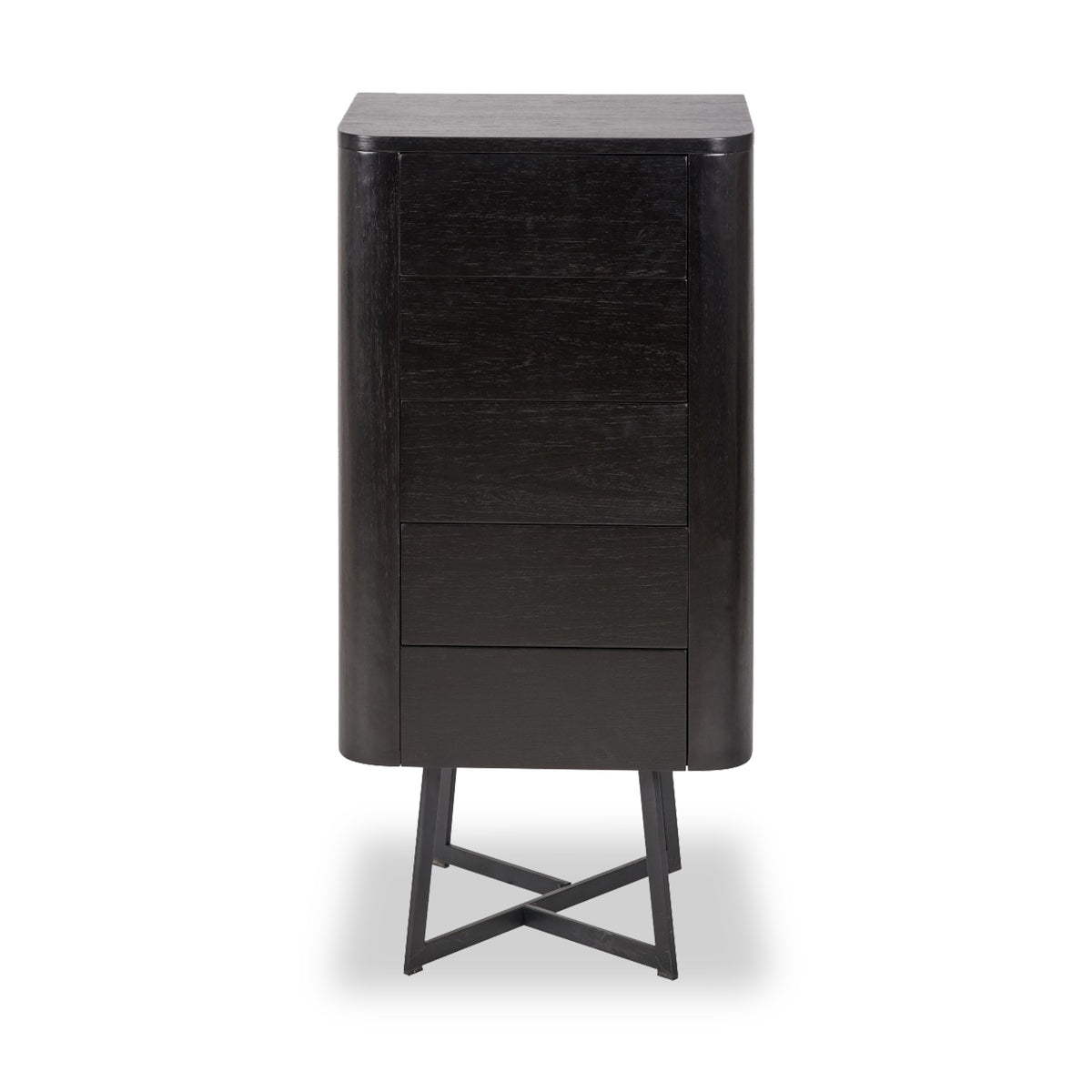 Ukiah Black Ash Tallboy from Roseland Furniture