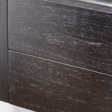 Ukiah Black Ash 2 Door Low Unit from Roseland Furniture