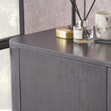 Ukiah Black Ash 2 Door Low Unit from Roseland Furniture