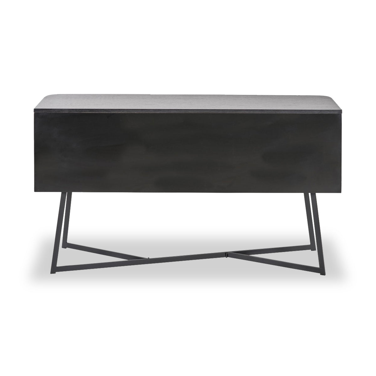Ukiah Black Ash 2 Door 2 Drawer Sideboard from Roseland Furniture