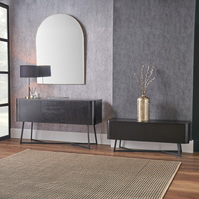 Ukiah Black Ash Large Sideboard