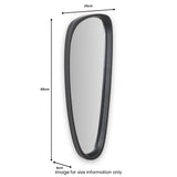 Capri Teardrop Wall Mirror from Roseland Furniture