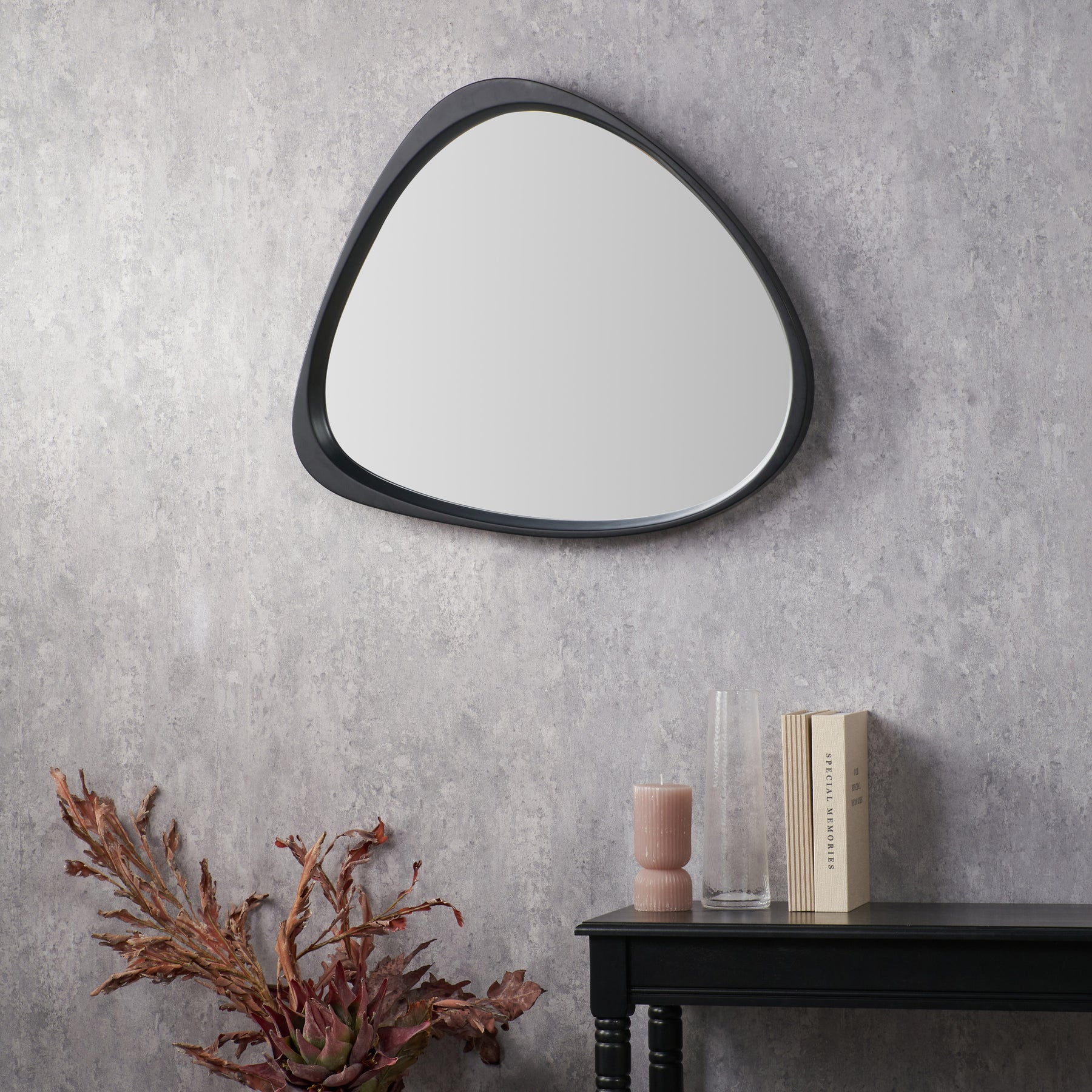 Cosmo Curved Wall Mirror from Roseland Furniture