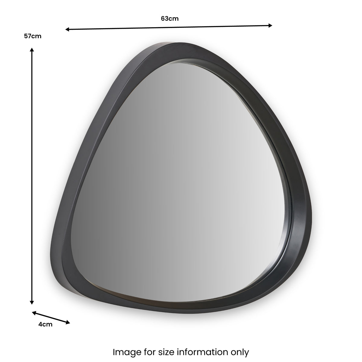 Cosmo Curved Wall Mirror from Roseland Furniture