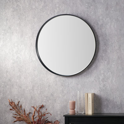 Aster Deep Edge Round Wall Mirror