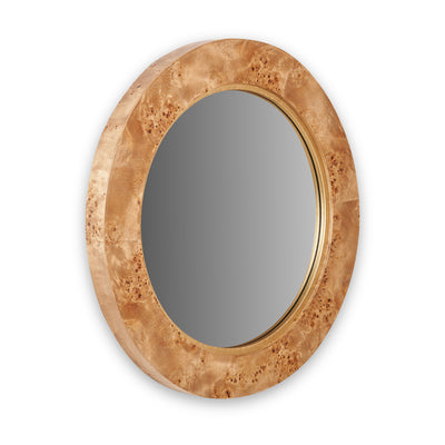 Newborough Burr Wood Effect Wall Mirror