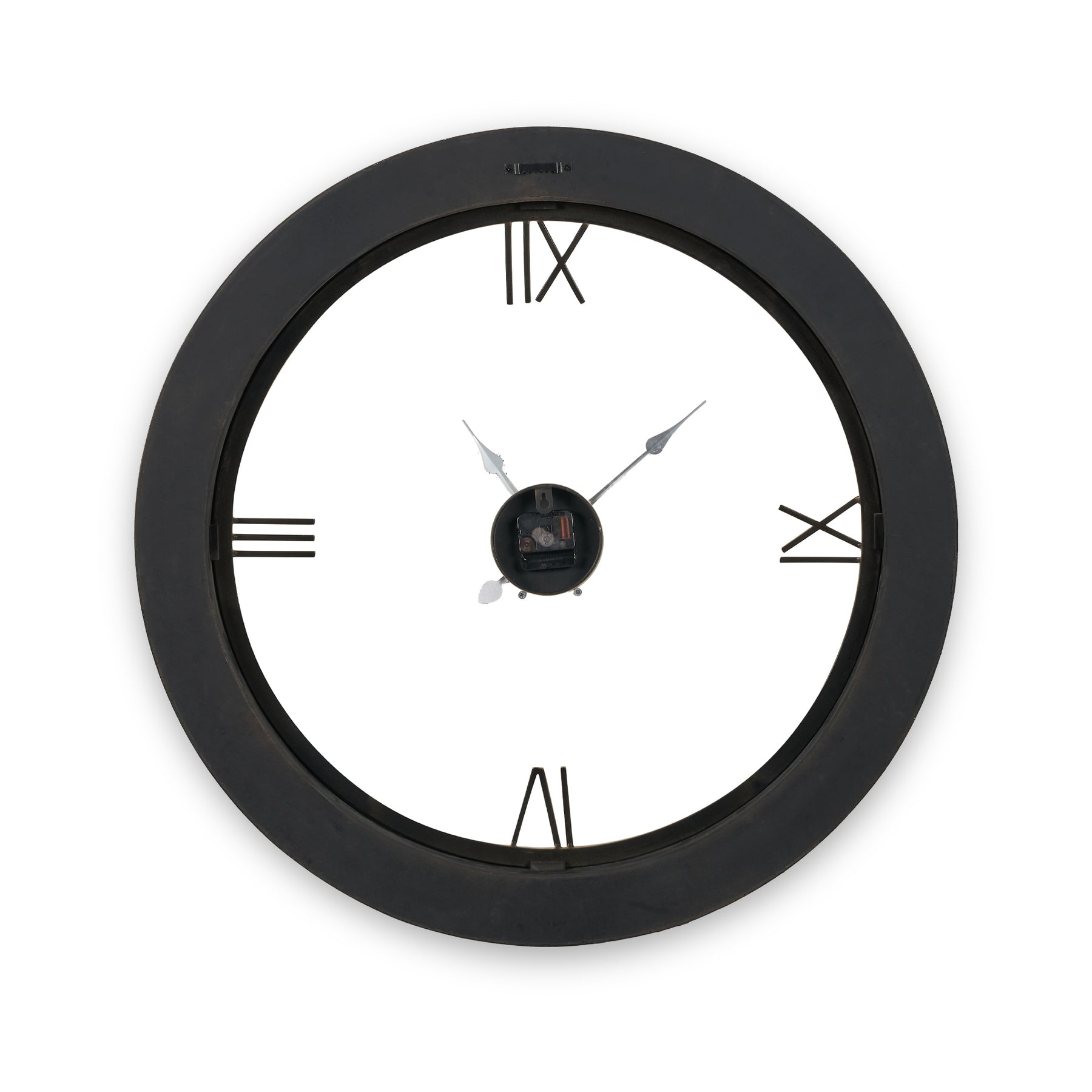 Newborough Burr Wood Effect Wall Clock from Roseland Furniture